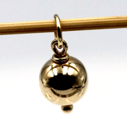 Genuine New 9ct 9k Yellow, Rose or White Gold 375 Ball 10mm Pendant