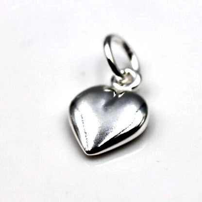 Sterling Silver 925 Solid Heart Pendant / Charm