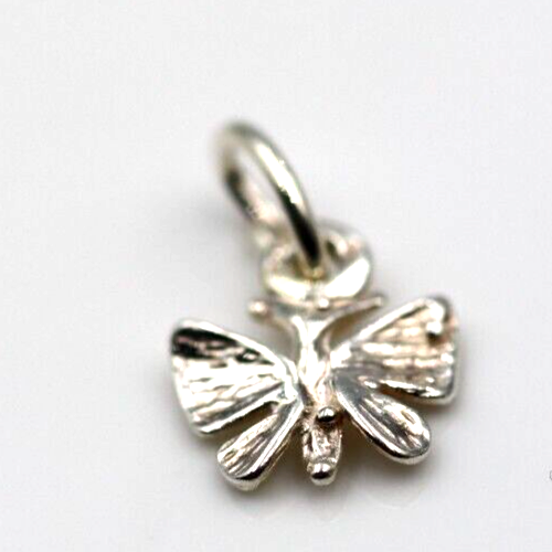 Genuine Sterling Silver Solid 925 Little Moth Charm / Pendant