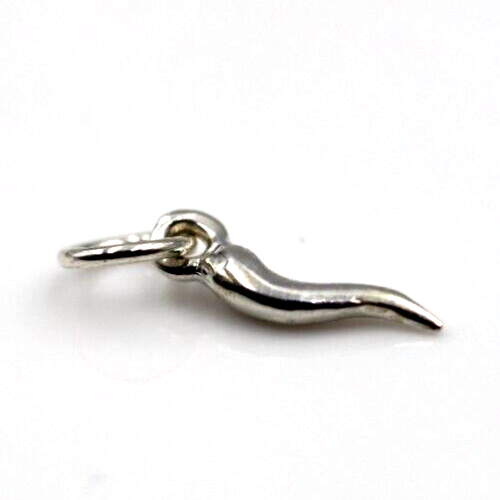 Genuine Sterling Silver 925 Small Tiny Lucky Horn Of Plenty Charm -Free post