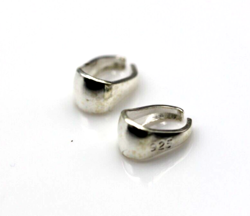 2 x Genuine Sterling Silver 925 Bail Polished 7mm x 4mm * Free post