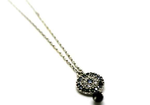 Kaedesigns New Genuine 925 Sterling silver black bead Necklace