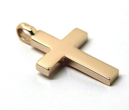 Kaedesigns New  Full Solid New 9ct 375 Yellow, Rose or White Gold Plain Cross Pendant