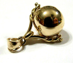 Kaedesigns New 9ct 9kt Solid Yellow, Rose or White Gold Euro 10mm Ball Spinner Pendant