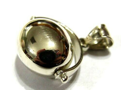 Kaedesigns, New Genuine 9ct 9kt Yellow, Rose or White Gold Large Oval Ball Spinner Pendant