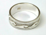 Size 13 / Z+ 1 Kaedesigns Genuine Genuine Sterling Silver 925 Surf Wave Ring