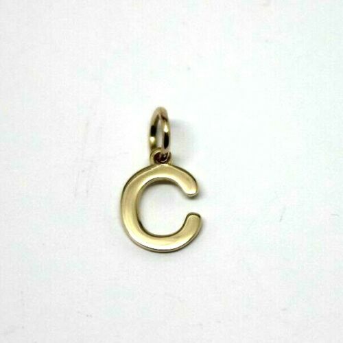 Kaedesigns, Genuine 9ct 9kt Genuine Solid Yellow, Rose or White Gold Initial Pendant C