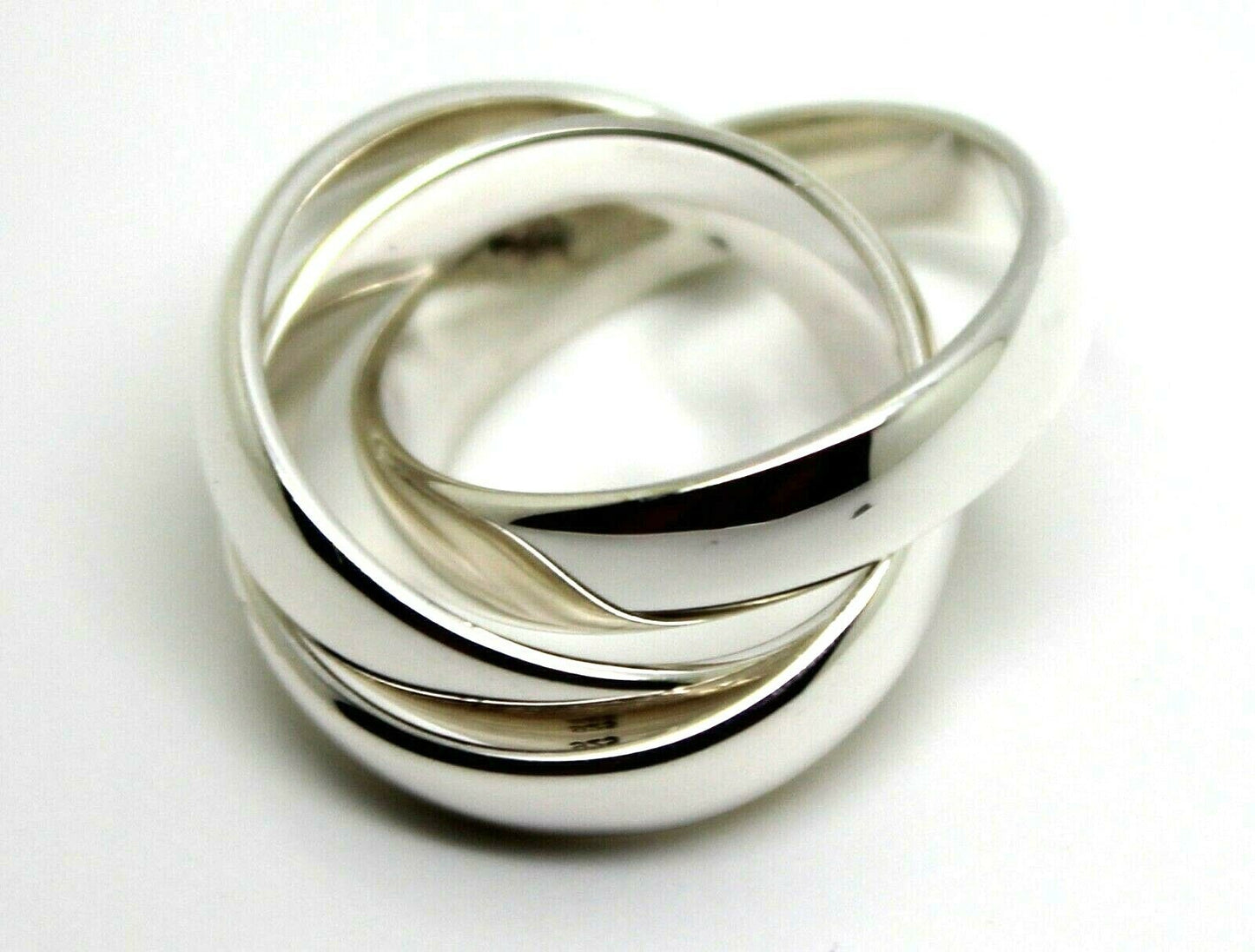 Kaedesigns New Sterling Silver Heavy Ring 5mm Size 6 / M Russian Wedding Band