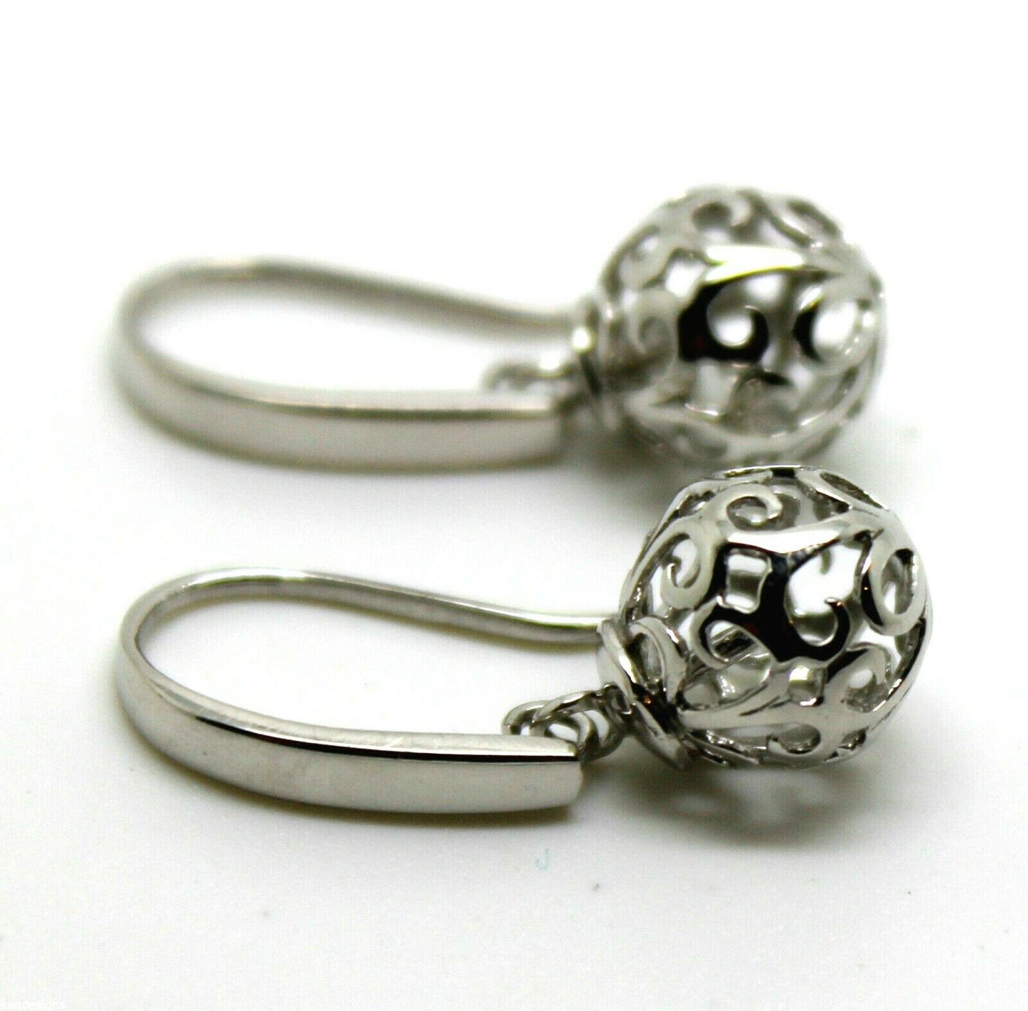 Kaedesigns New Genuine 9ct Yellow, Rose or White Gold 10mm Ball Drop Filigree Earrings