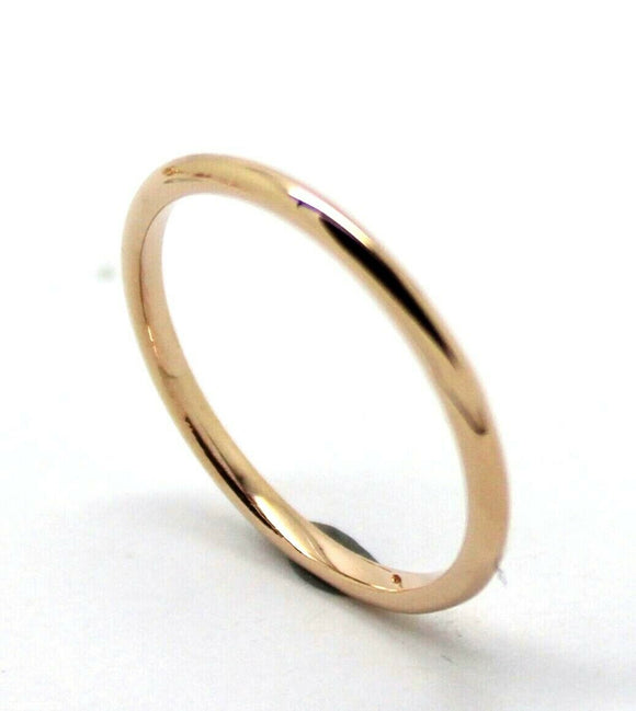 New Genuine Solid 9ct 9k White Or Rose Or Yellow Gold 1.5mm Wedding Band Ring