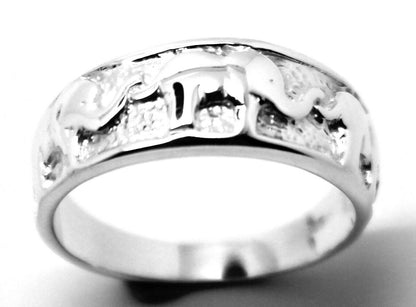 Kaedesigns, New Solid Sterling Silver 925 Elephant Ring Sizes To Choose