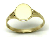 Kaedesigns New Genuine Size O Solid New 9ct Yellow, Rose or White Gold Oval Signet Ring