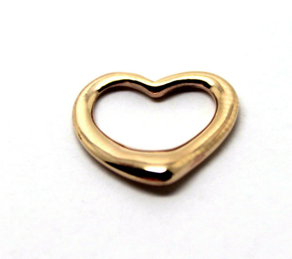 Genuine 9ct Yellow or Rose or White Gold Small Heart Charm / Pendant