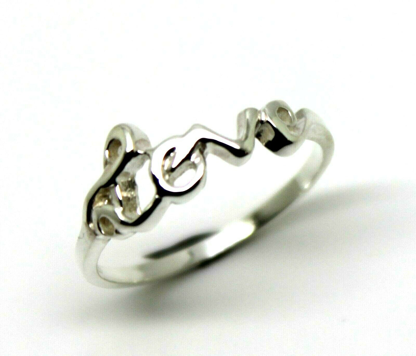 Kaedesigns New Size P Solid Sterling Silver Love Initial Ring