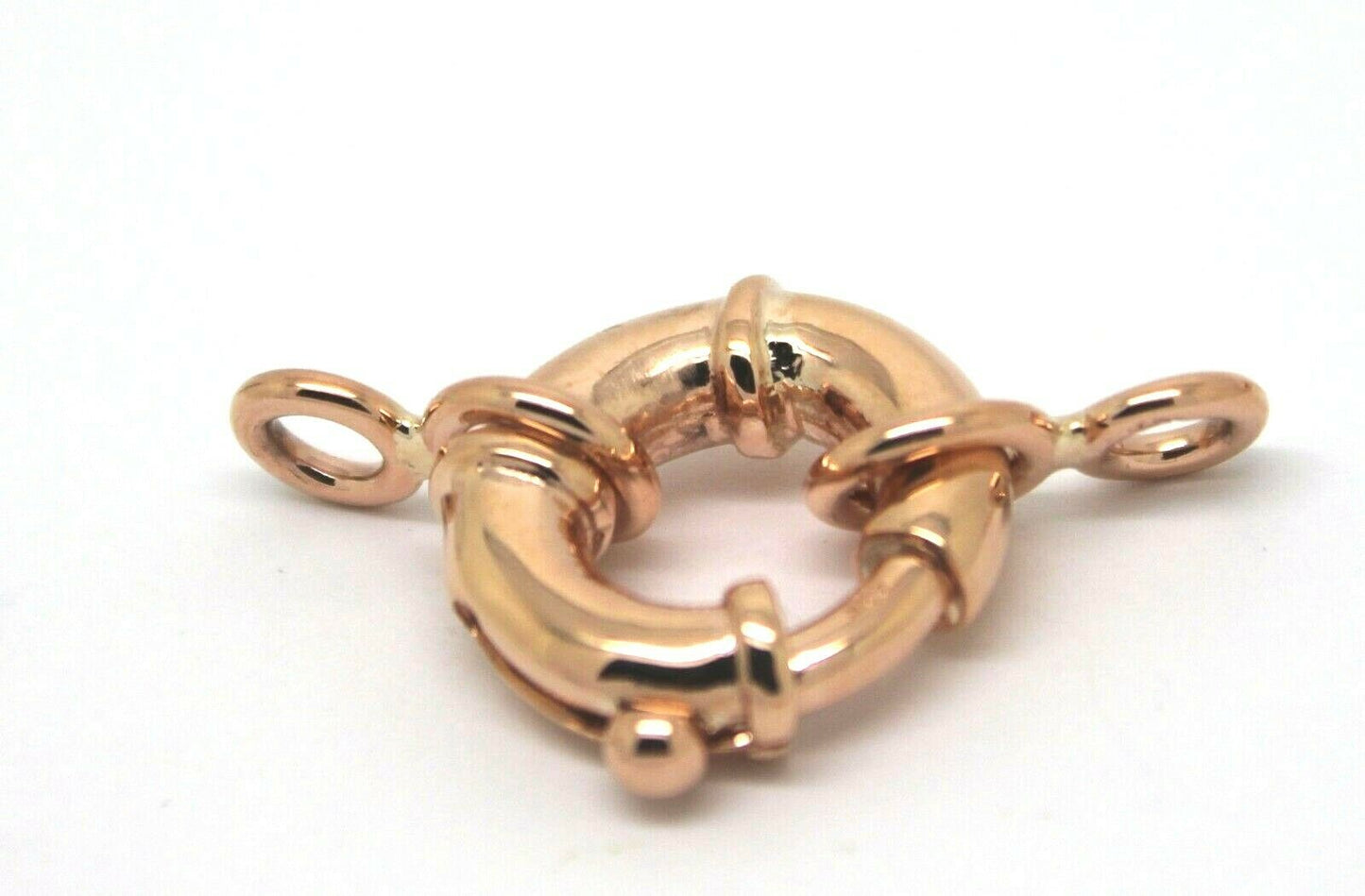 Genuine 9ct 9k 375 Large Rose Gold Bolt Ring Clasp With Ends 11mm, 13mm, 15mm, 18mm or 20mm