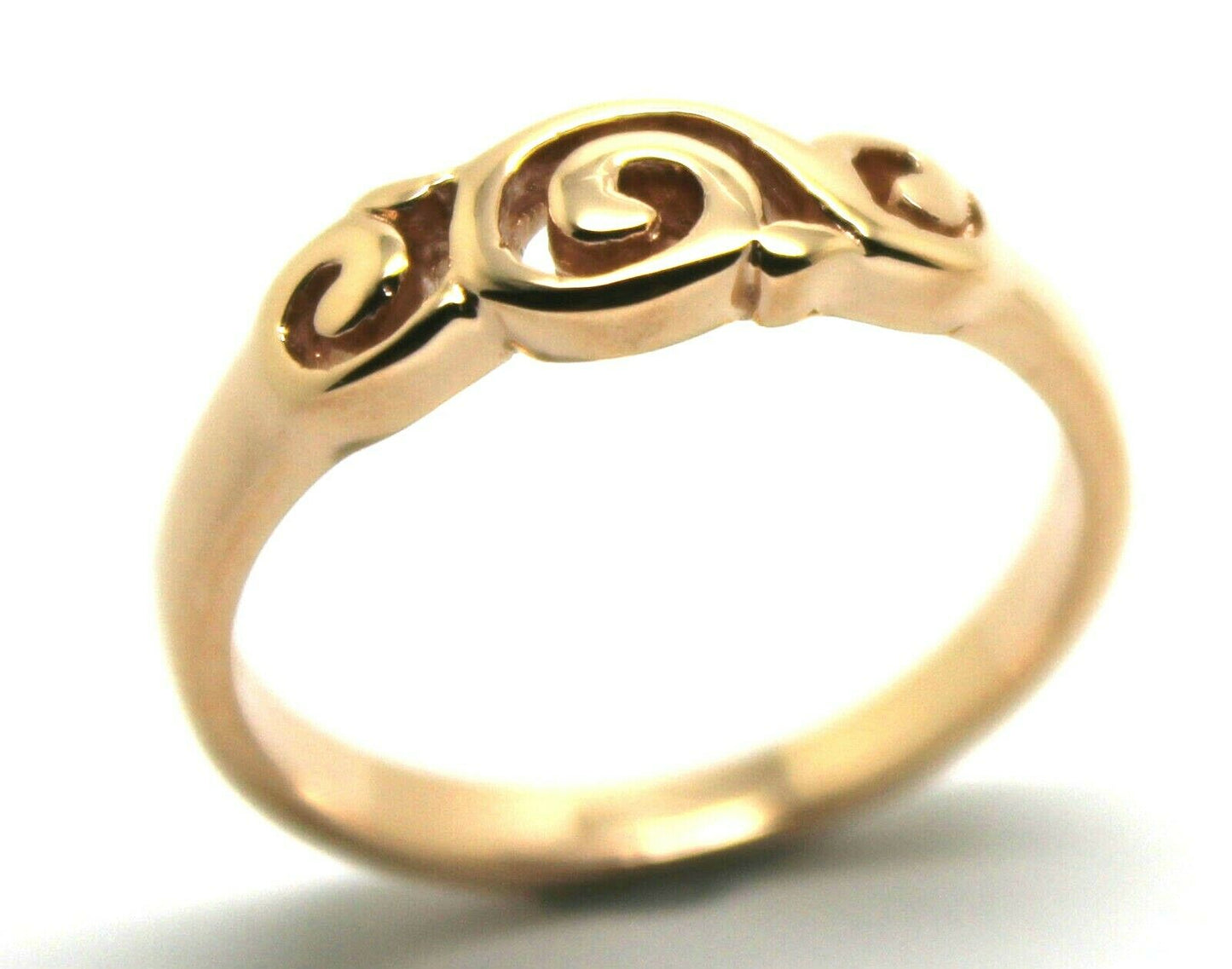 Kaedesigns New 9ct 9kt Yellow, Rose or White Gold 375 Fancy Swirl Ring