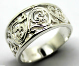 Kaedesigns, New Genuine Sterling Silver 925 Filigree Swirl Ring * Choose your size