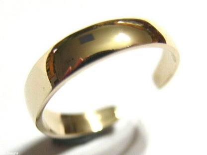 Kaedesigns Genuine 9ct 9k Yellow, Rose or White Gold Plain Toe Ring