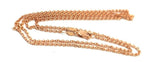 Genuine 9ct Rose Gold Belcher Cable Chain Necklace 50cm or 55cm