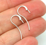 Genuine Sterling Silver Earring Hooks For Earrings with Pearl pin *Free Post