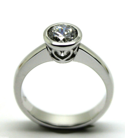 Kaedesigns, New Genuine 9ct 375 Solid White Gold Ring Size M