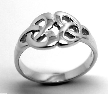 Kaedesigns, New Genuine Full Solid 9ct 9kt Yellow, Rose or White Gold Celtic Weave Ring 352