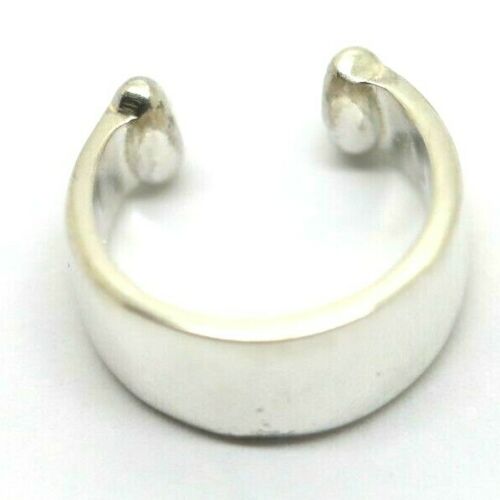 Solid Sterling Silver 925 5mm Dome Ear Cartilage Cuff Earring Hoop