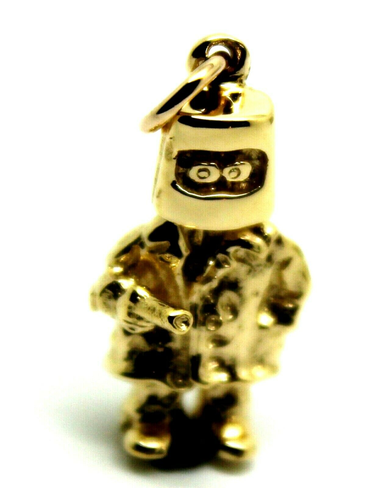 Kaedesigns New Heavy 9ct Yellow, Rose or White Gold / 375 Solid Ned Kelly Pendant