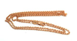 Genuine 9ct Rose Gold Belcher Cable Chain Necklace 50cm or 55cm