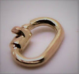 Sterling Silver Plated In Rose Or Yellow Gold Plated 925 Link Lock Locks