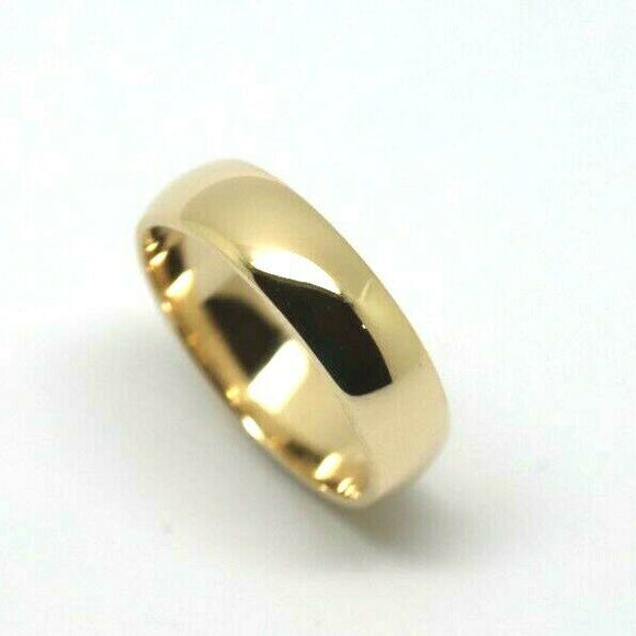 Kaedesigns, 5mm Solid 9ct Yellow 375 Gold Wedding Band Ring Size N/7 To Z+4/15