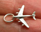 Kaedesigns New Sterling Silver Lightweight Plane Pendant / Charm