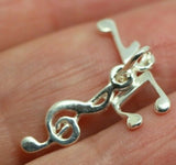 Kaedesigns New Sterling Silver Lightweight Music Notes Pendant Charm