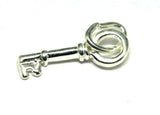 Genuine Sterling Silver 925 Small Key Pendant Or Charm