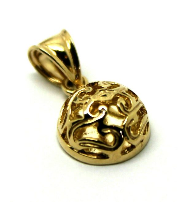 Kaedesigns, 9ct Yellow Gold or White Gold or Rose Gold Filigree Half Ball Pendant