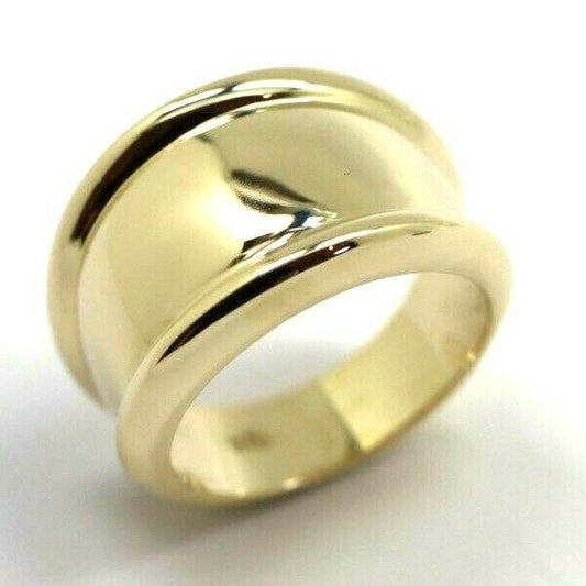 Size M Kaedesigns Genuine 9kt 9ct Yellow, Rose Or White Gold Solid Extra Large 13mm Wide Dome Ring