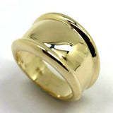 Size M Kaedesigns Genuine 9kt 9ct Yellow, Rose Or White Gold Solid Extra Large 13mm Wide Dome Ring