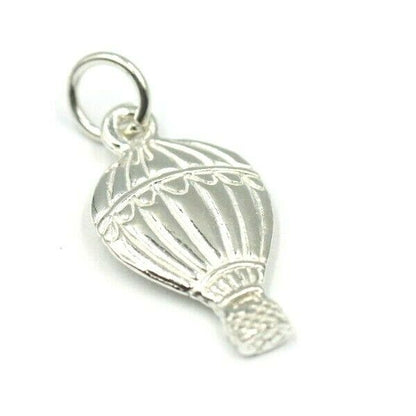 Genuine Sterling Silver 925 Hot Air Balloon Pendant or Charm