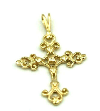 Kaedesigns New Genuine 9ct 9K Yellow, Rose or White Gold Fancy Celtic Cross Pendant