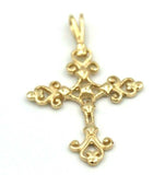 Kaedesigns New Genuine 9ct 9K Yellow, Rose or White Gold Fancy Celtic Cross Pendant