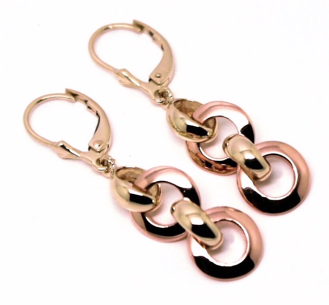 Kaedesigns 9ct Yellow, Rose or White Gold 10mm Circle Belcher Earrings Continental Hooks