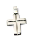 Kaedesigns Large Heavy 18ct 18k Yellow Or Rose Or White Gold Solid Cross Pendant