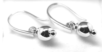 Kaedesigns, Genuine 9ct 9k Yellow Or Rose Or White Gold 6mm Ball Drop Earrings