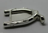 Sterling Silver Solid 925 Dinghy Raft Small Boat Pendant