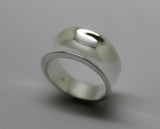 Kaedesigns, New Genuine Full Solid Sterling Silver Concave Dome Ring 250