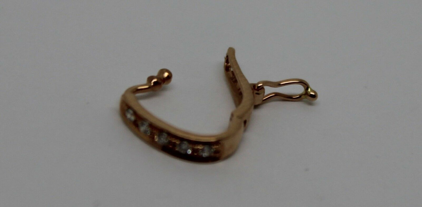 Kaedesigns New Genuine 18ct Rose Gold Diamond  Enhancer Clasp 10mm