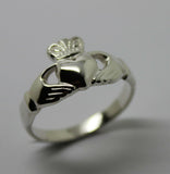Size M Genuine Sterling Silver Irish Claddagh Ring