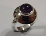 New Genuine Sterling Silver Purple Amethyst Ring *Free Express Post In Oz*