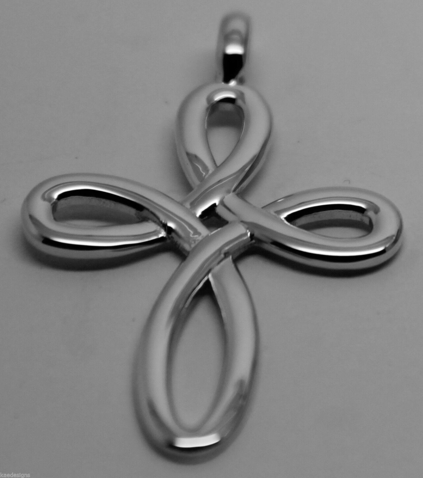 Kaedesigns, Large 9ct Yellow Or Rose Or White Gold Fancy Celtic Cross Pendant 402