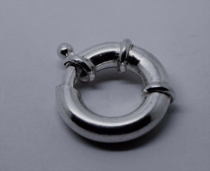 Sterling Silver Bolt Ring  12mm or 14mm or 16mm or 18mm or 20mm